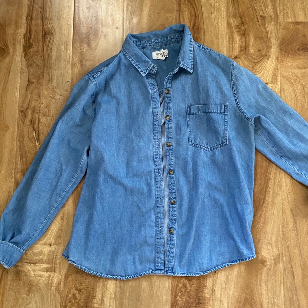 ⚡️Jean button up⚡️